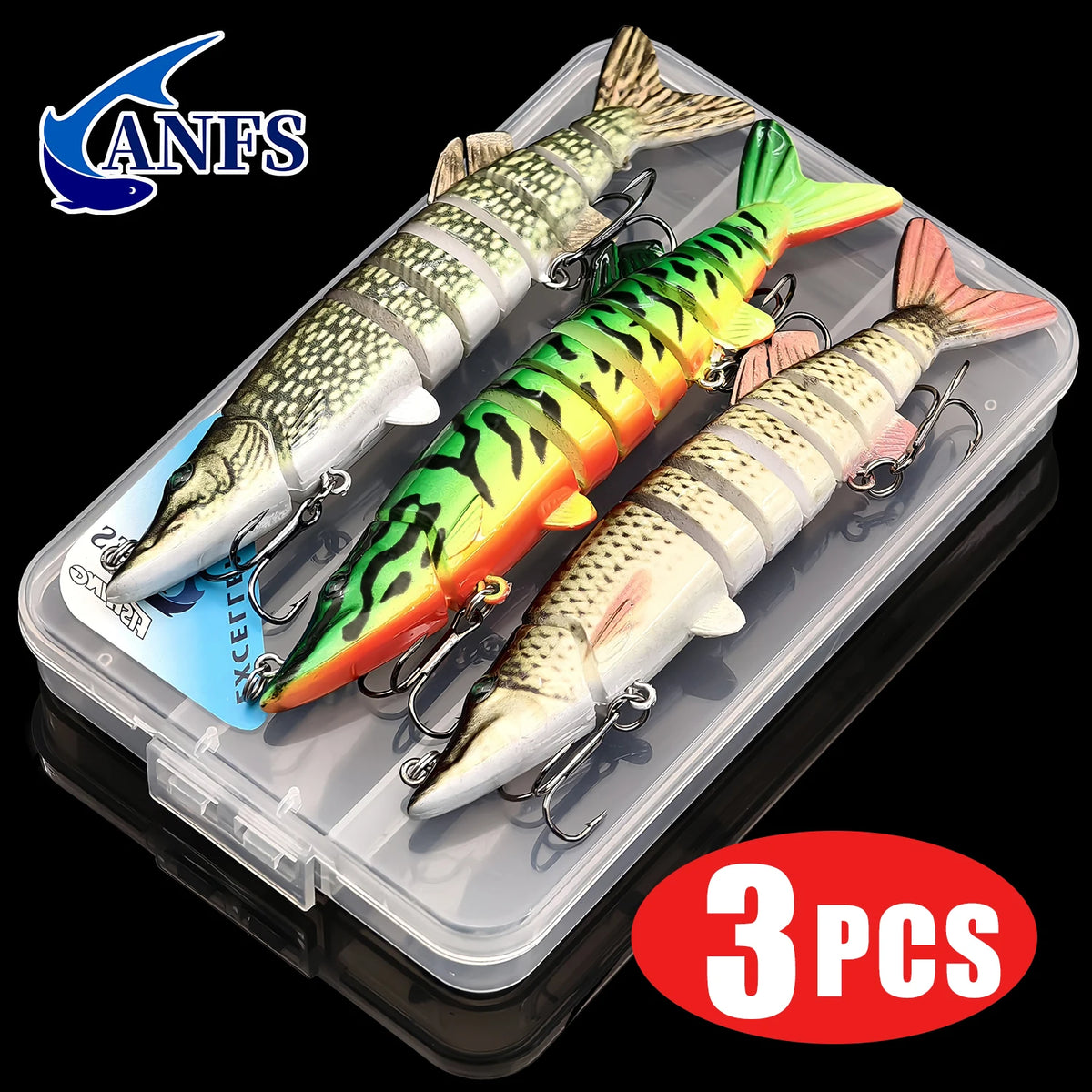 ANFS Jointed Swimbait Fishing Lures for Bass and Trout