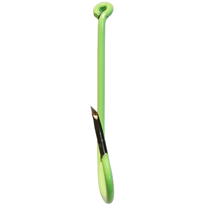 20Pcs Glow in Dark Circle Hooks Saltwater Offset Fishing Hooks for Catfish Bass Trout, Available in 7 Sizes (1/0 to 10/0)