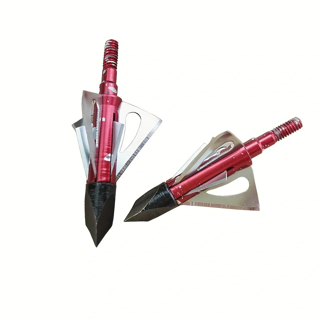 6 PCS Hunting Broadheads 100 Grain Fixed Blade Arrow Tips Archery Arrowhead for Crossbow Compound Bow