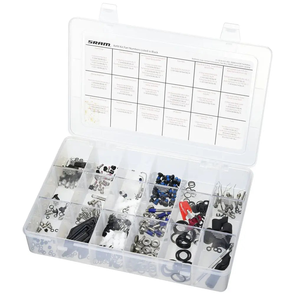 11.5018.035.000 Guide Spares Tackle Box Black