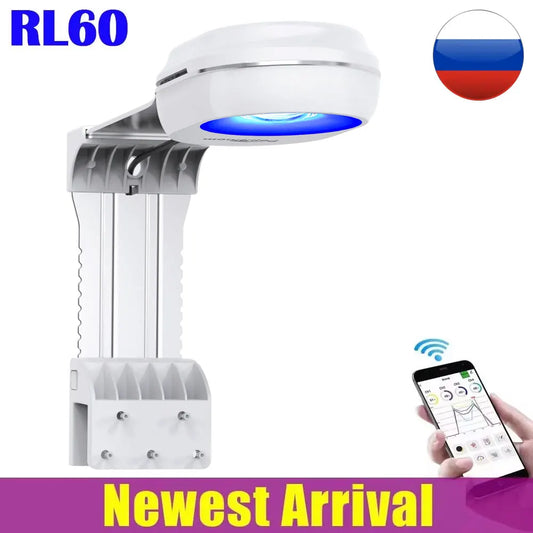 PopBloom-Marine Aquarium Light 60W/100W, Reef Aquarium LED Lamp for 30-70cm Reef Coral SPS LPS Saltwater Tank