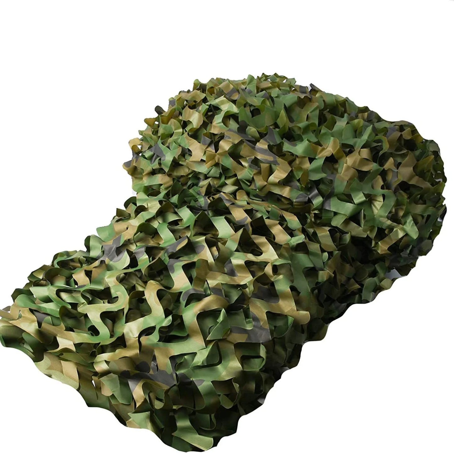 Camouflage Net Bulk Roll - Shade Net for Hunting, Home Decor, Paintball, Bird Watching Camping Car Cover tree stand hunting