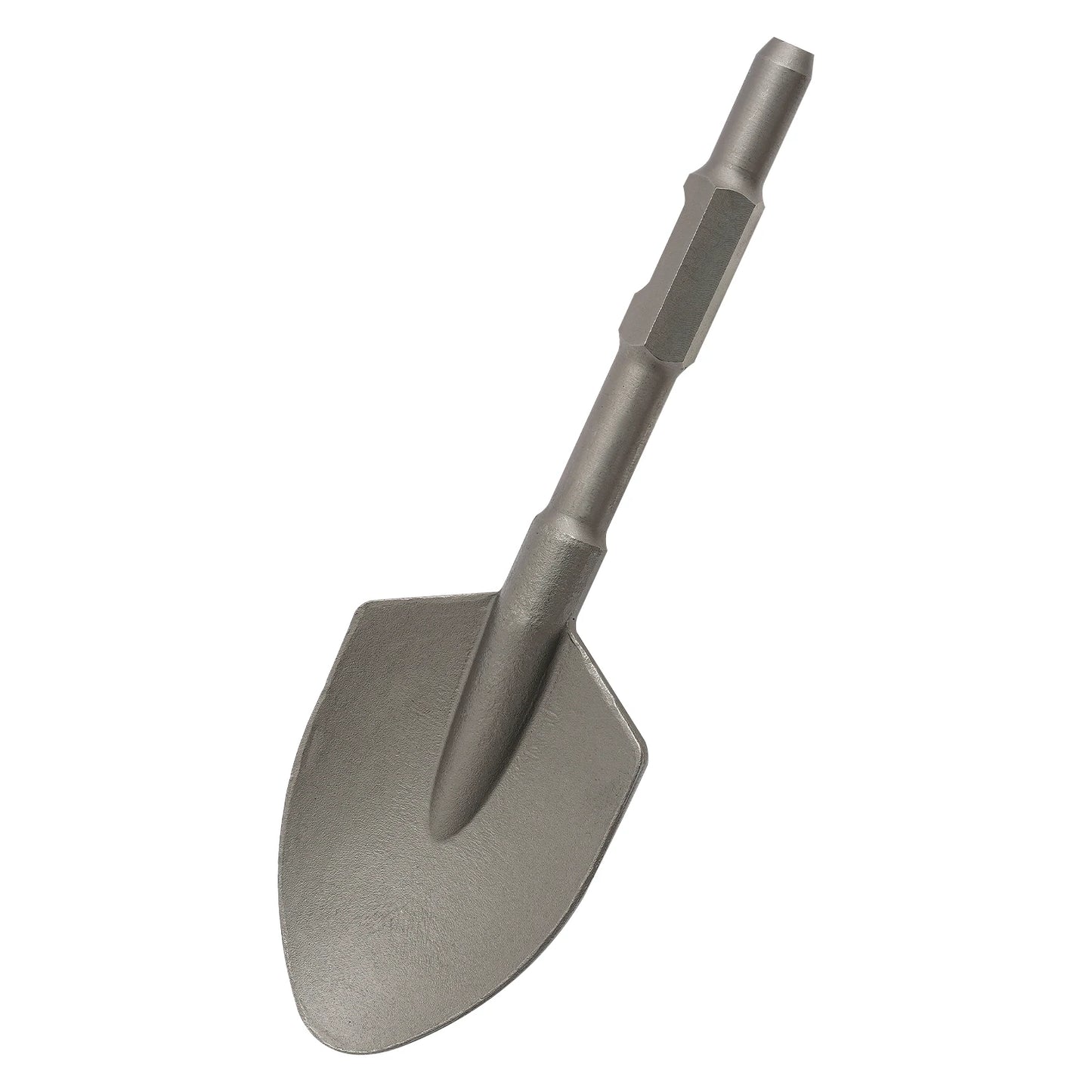 Shovel Chisel 40Cr Steel, Clay Spade 17.3x5.3in for Electric Hammer, Excavation Trenching Tool with Storage Box