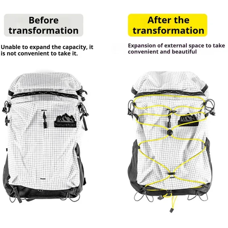 HIKEMAN DIY Adjustable Backpack Buckle Elastic Expansion Strap for Outdoor Hiking Camping External Hanging Fastener