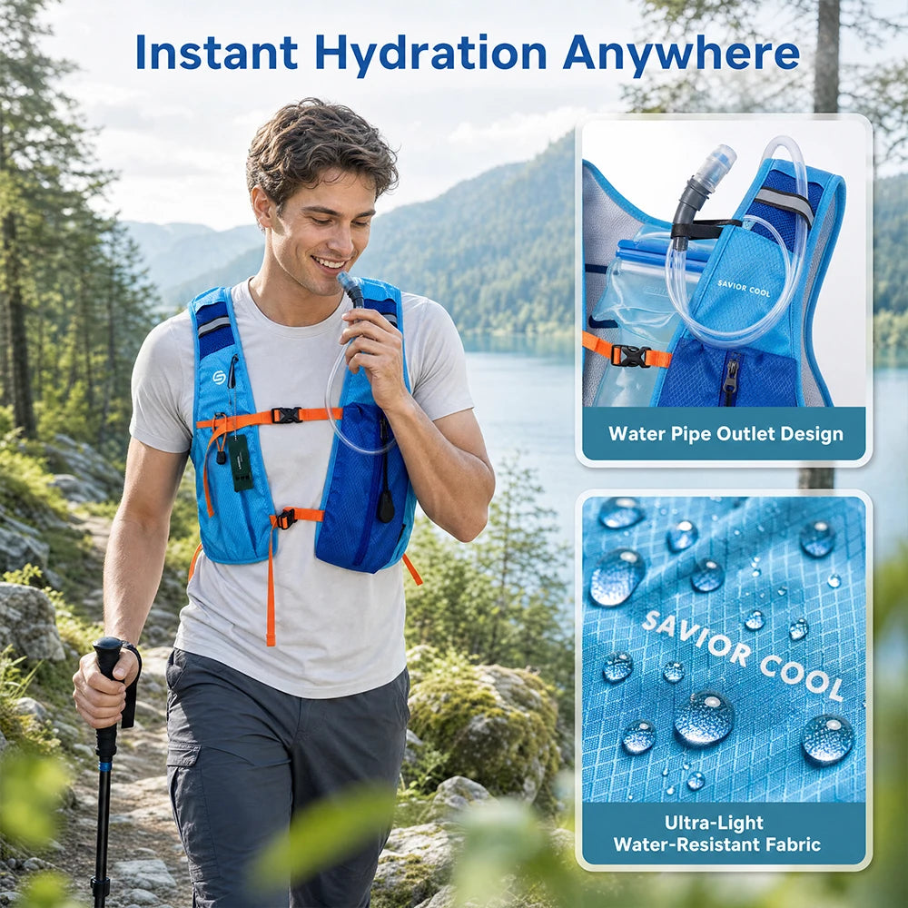 Advanced Cooling Vest With Refrigeration Technology And Water Bladder