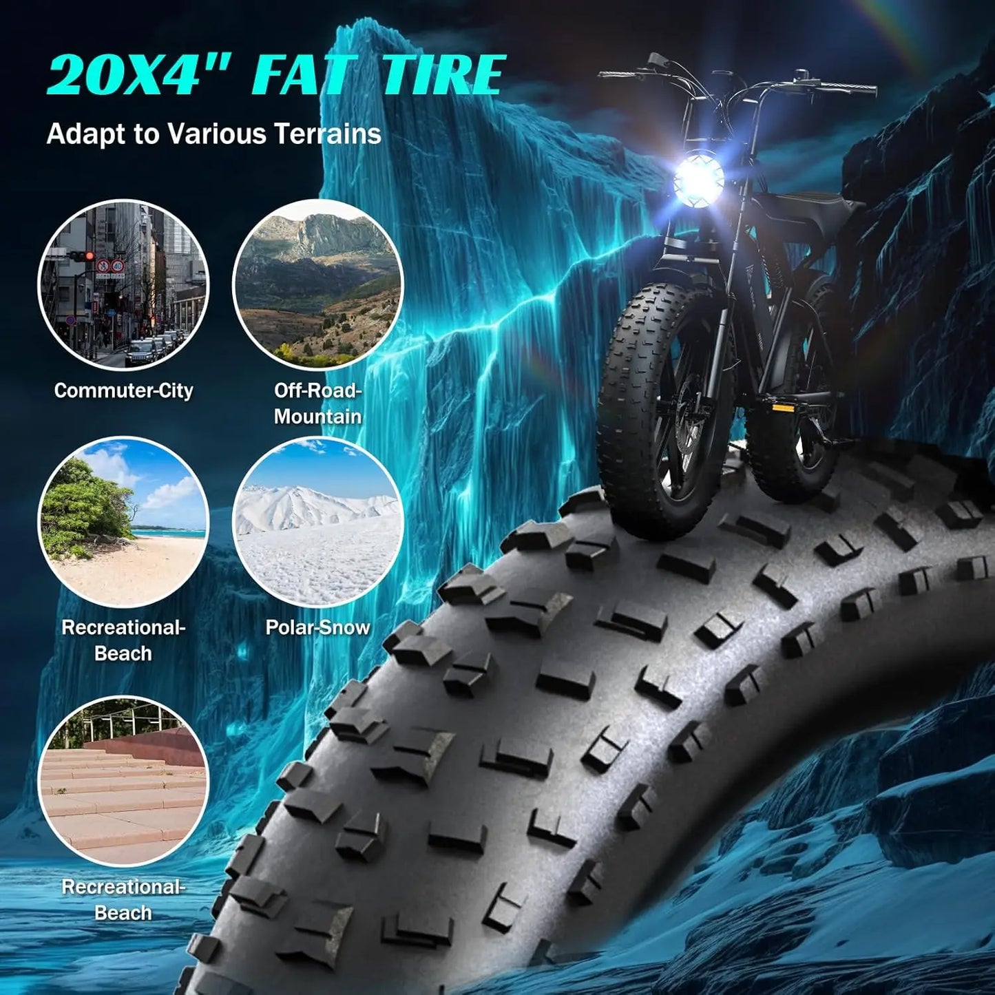 TS TST GRP LLC TST R002 1500W Electric Mountain Bike