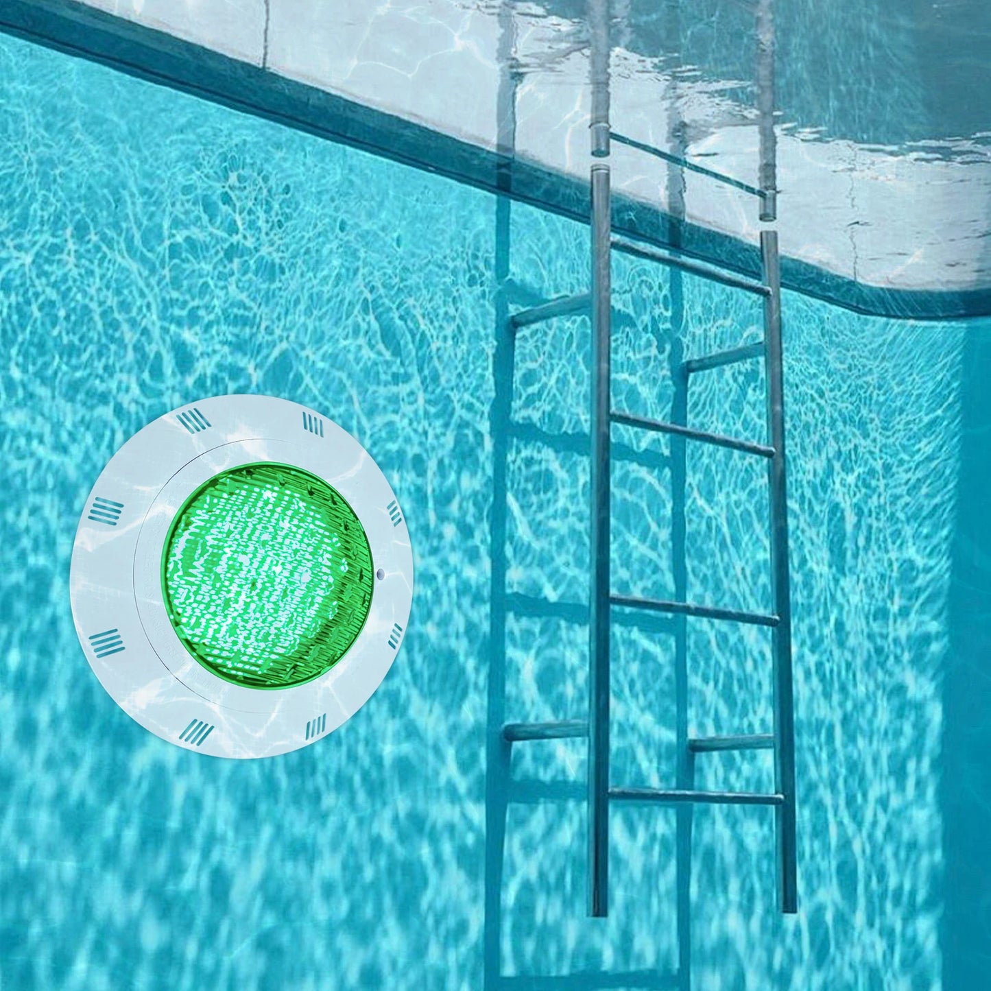 AC 12V 45W RGB LED Swimming Spa Pool Light Underwater Lamp Decor IP68 Waterproof with Remote Control 11 Changing Modes
