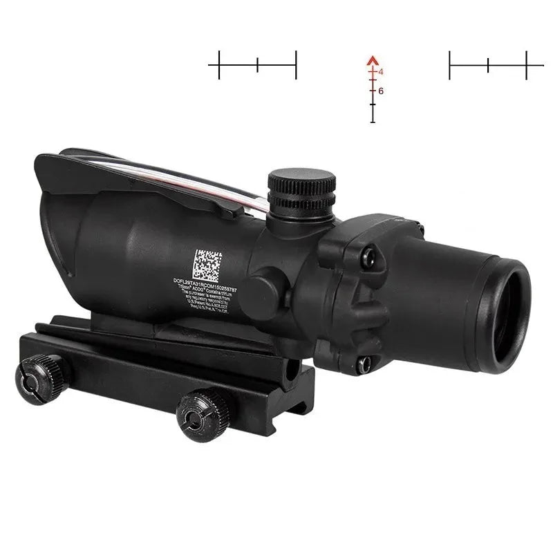 Bestsight Illuminated Fiber Optic Hunting Scope With Etched Reticle
