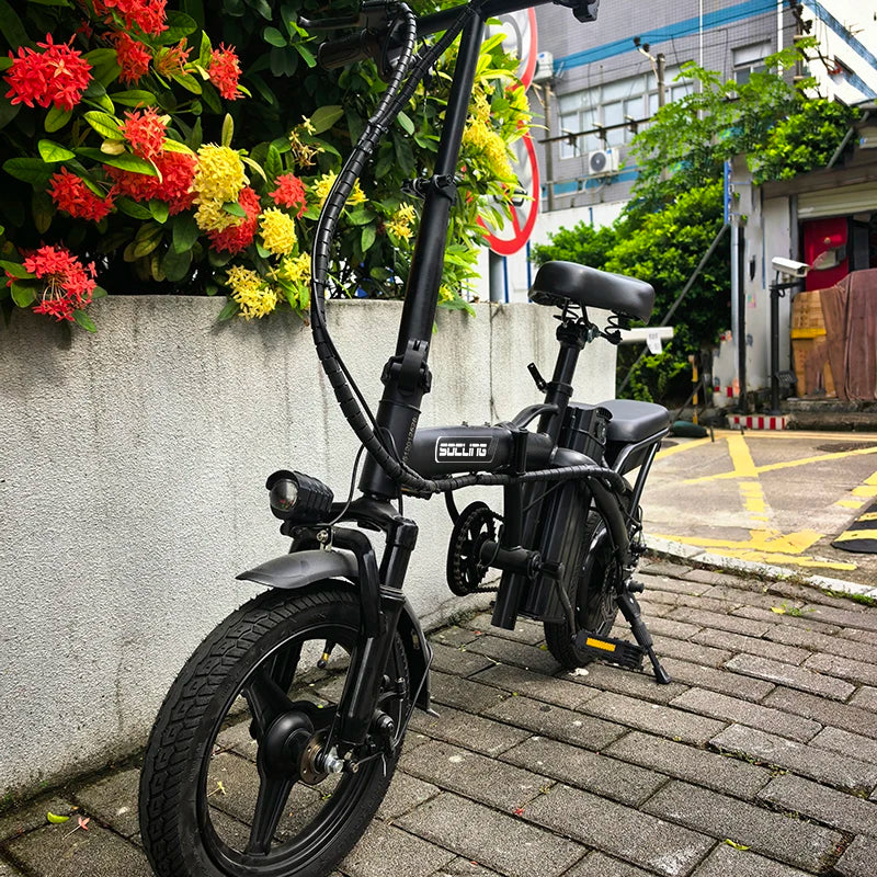 Electric Commuter Bike With 500W Motor And Front Suspension