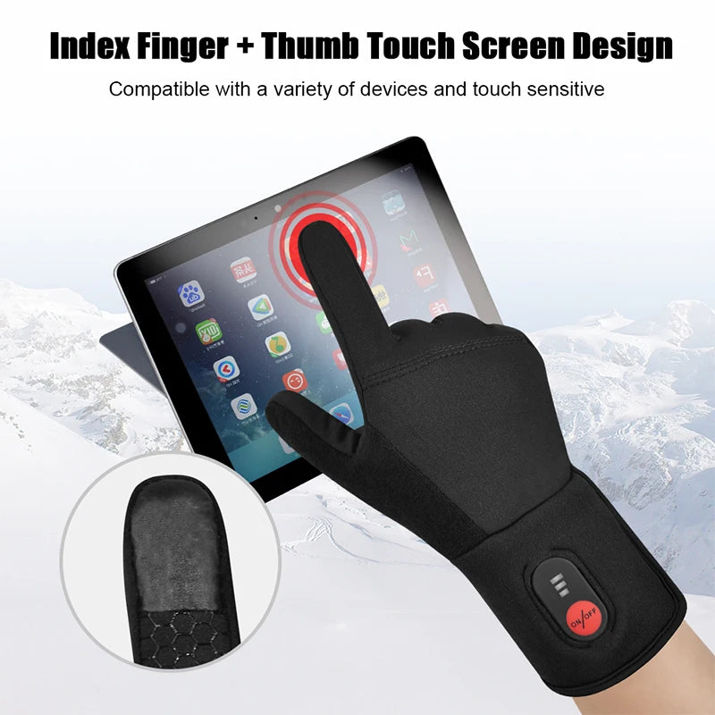 Savior Heat Rechargeable Electric Heated Gloves For Cold Weather