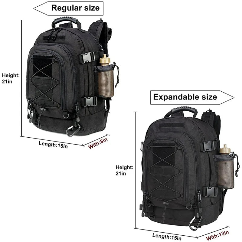 60L Military Backpack Army Molle  Rucksack Outdoor Travel Hiking Rucksacks Camping Hunting mochila hombre