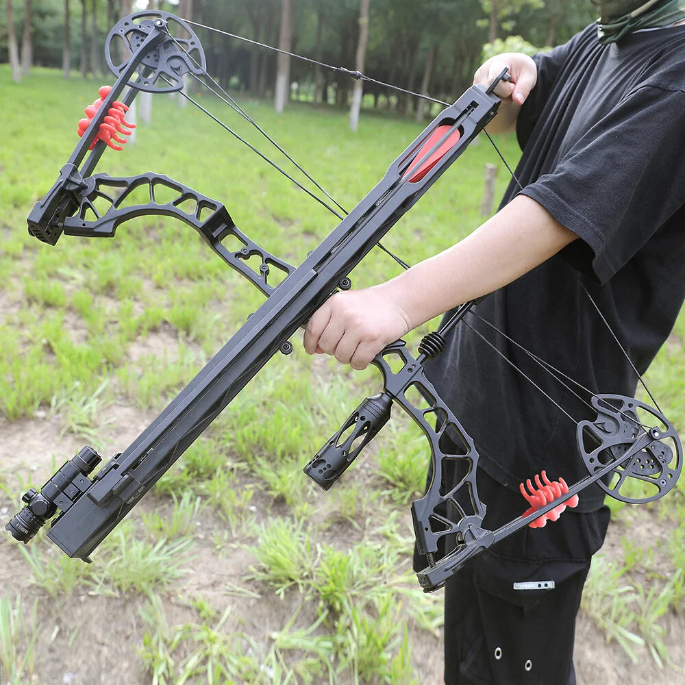 Rapid Fire Six Arrow Archery Magazine Launcher For Compound Bows
