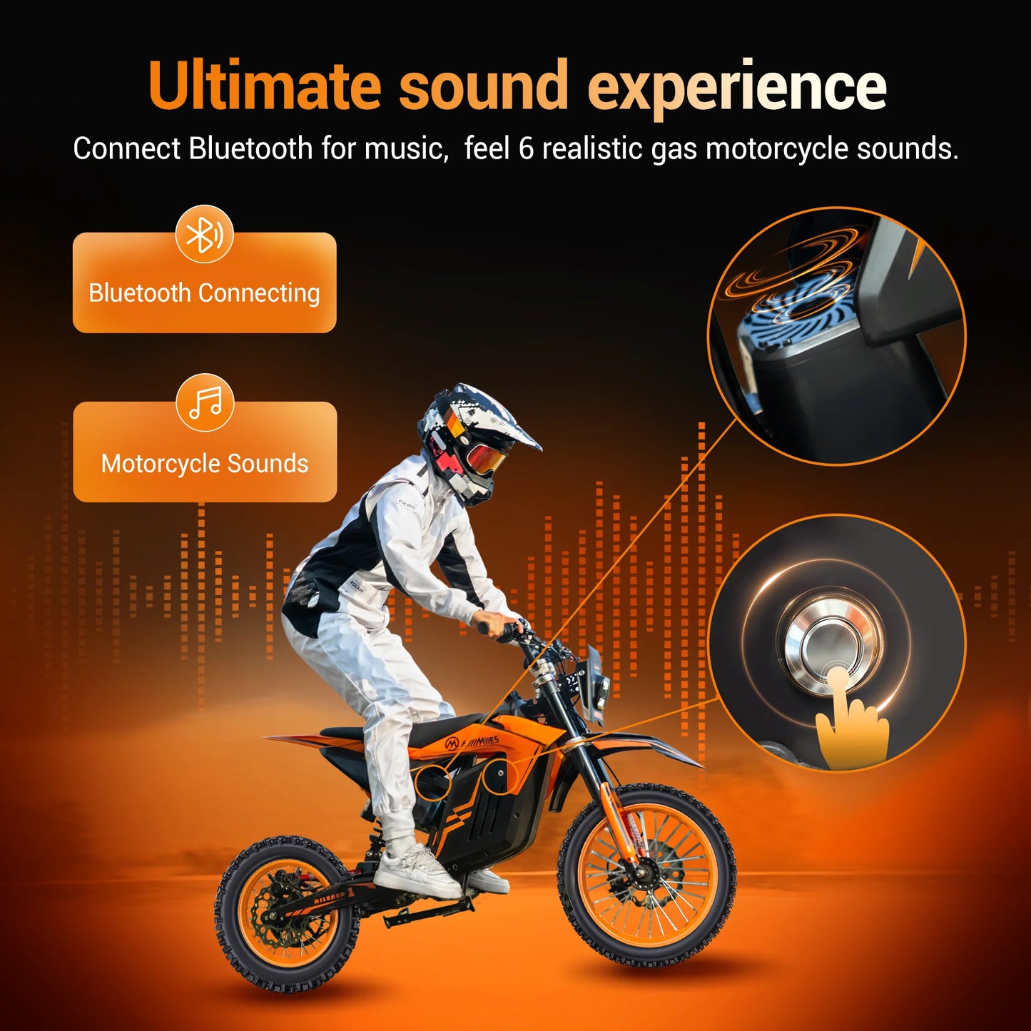 ENGWE MilePop 2000W Electric Dirt Bike For Teens And Adults