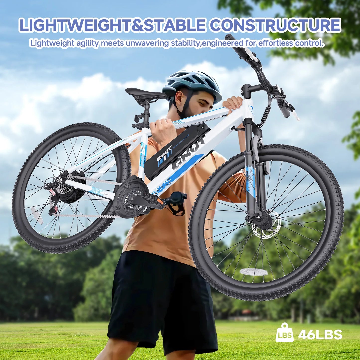 Electric Mountain Bike With 1000W Peak Motor For Adults