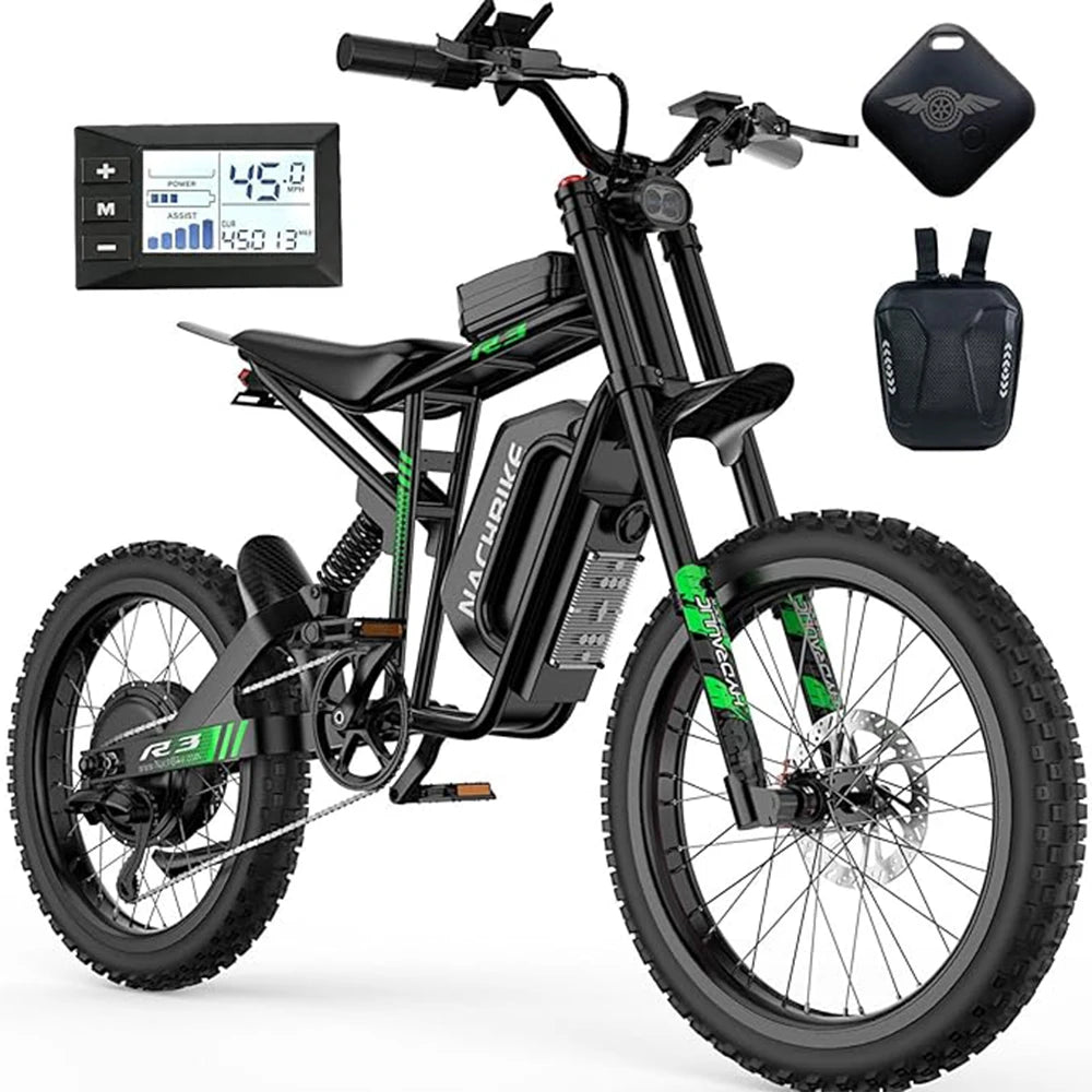 Nachbike 60V Electric Dirt Bike With 50 Mile Range