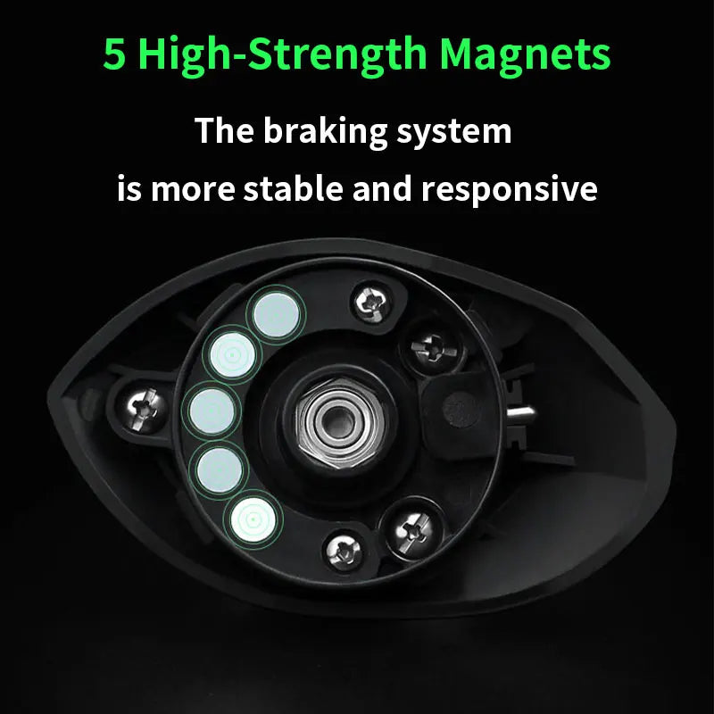 CHILENT Baitcaster Reel Fishing Wheel 12+1BB 8.1:1 Gear Ratio 8Kg Max Drag For Freshwater Saltwater Special Price Iteam