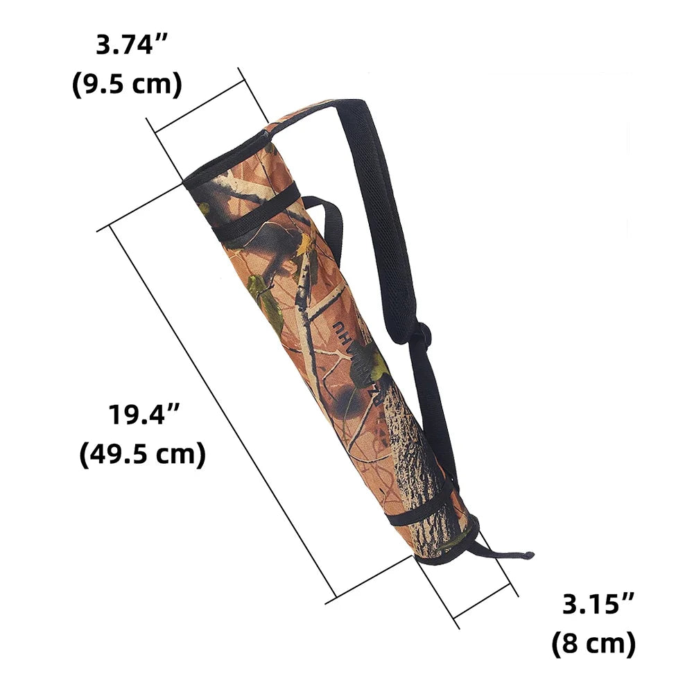 Archery Arrow Quiver Holder Adjustable Waist Hanged Carry Bag Arrow Holder for Arrows Bow Hunting and Target Practicing  Рогатка