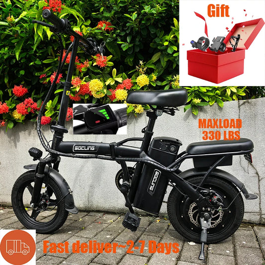 Electric Commuter Bike With 500W Motor And Front Suspension