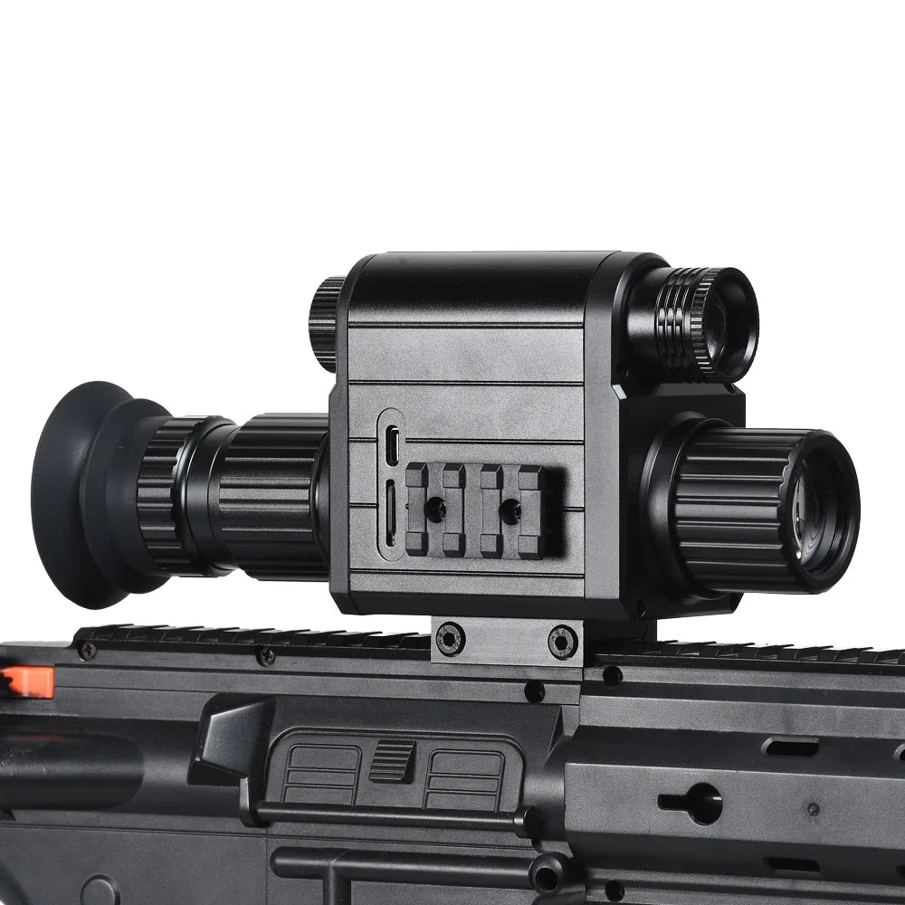 Megaorei Digital Night Vision Monocular HD 1080P Infrared Night Vision Scope1X-4X Hunting Riflescope with Camera 940nm IR