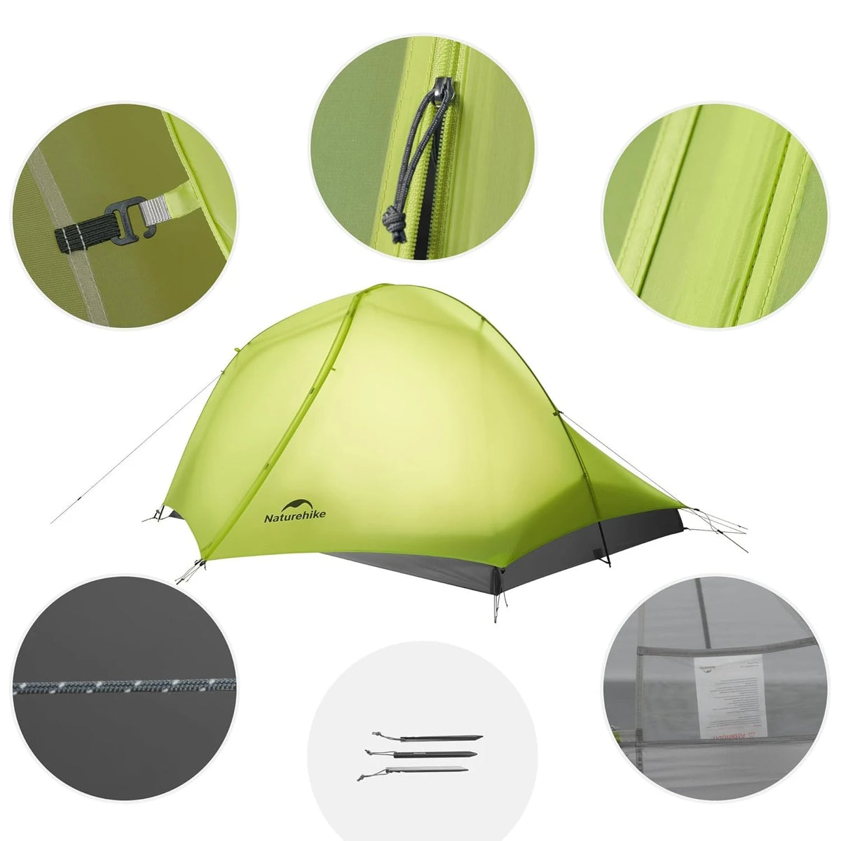 Naturehike Star Trail EXT Ultralight Backpacking Tent With Rain Protection