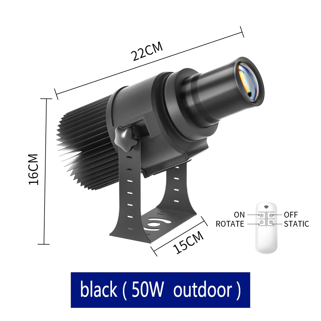 Meisonda Custom HD Gobo LED Logo Projector IP67 Waterproof