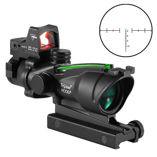 Nabila Adjustable Red Dot And 4x Scope Set For Hunting