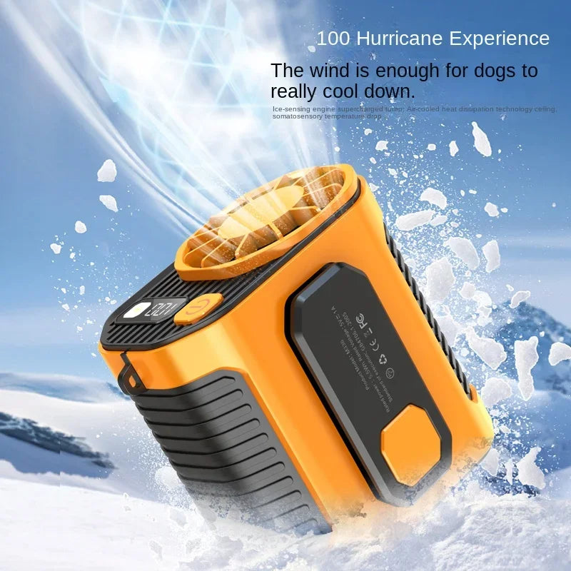 2026 new waist hanging fan outdoor camping fan portable violent fan long endurance cooling and charging