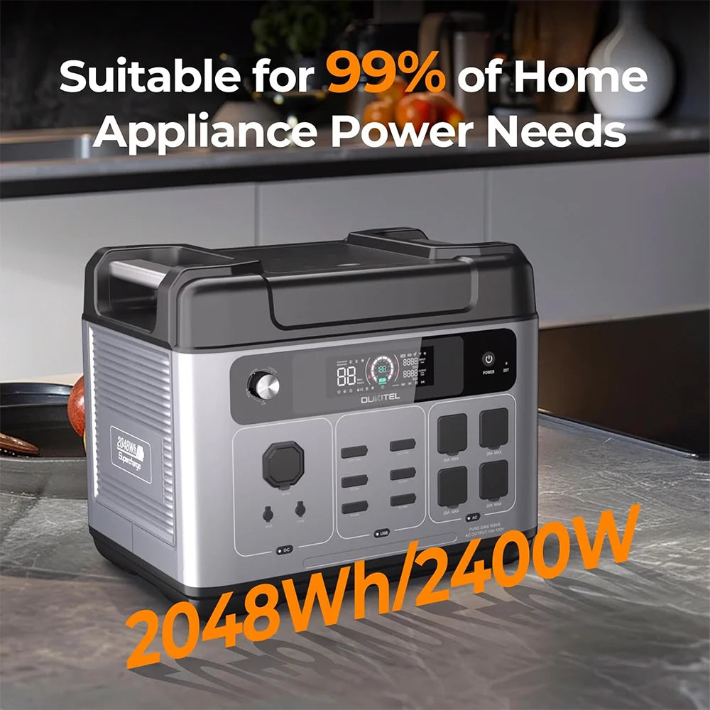 OUKITEL OSCAL LiFePO4 Portable Power Station With UPS Backup