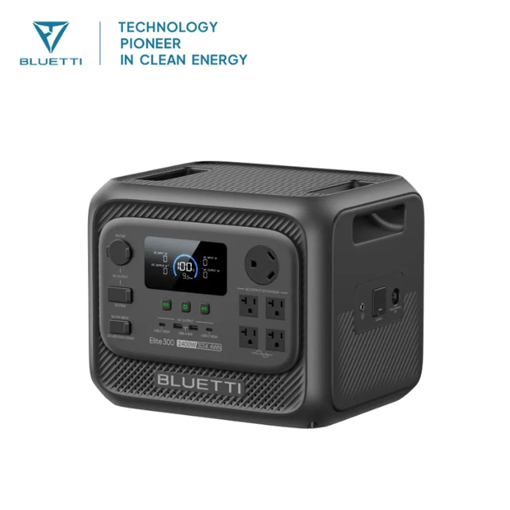 BLUETTI Elite 300 Portable Power Station 3014Wh 2400W Solar Generator For Home Backup RV Camping Outdoor Emergency Power