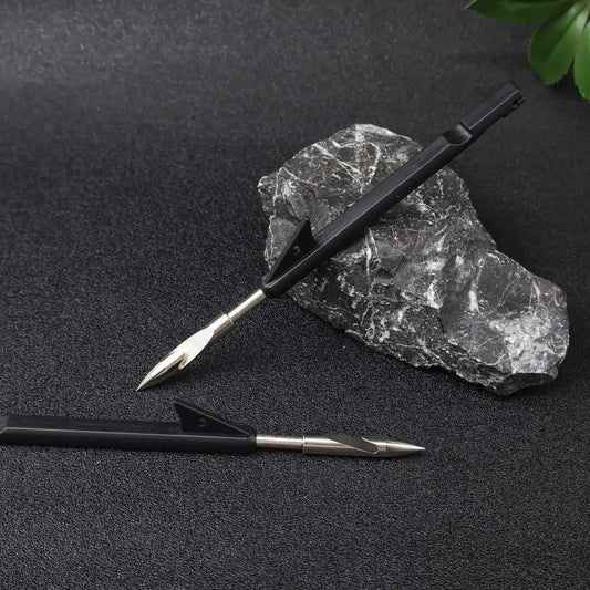 High-Performance Outdoor Hunting Fishing Spear, Professional Shooting Slingshot, Stainless Steel Arrow Fishing Accessories.