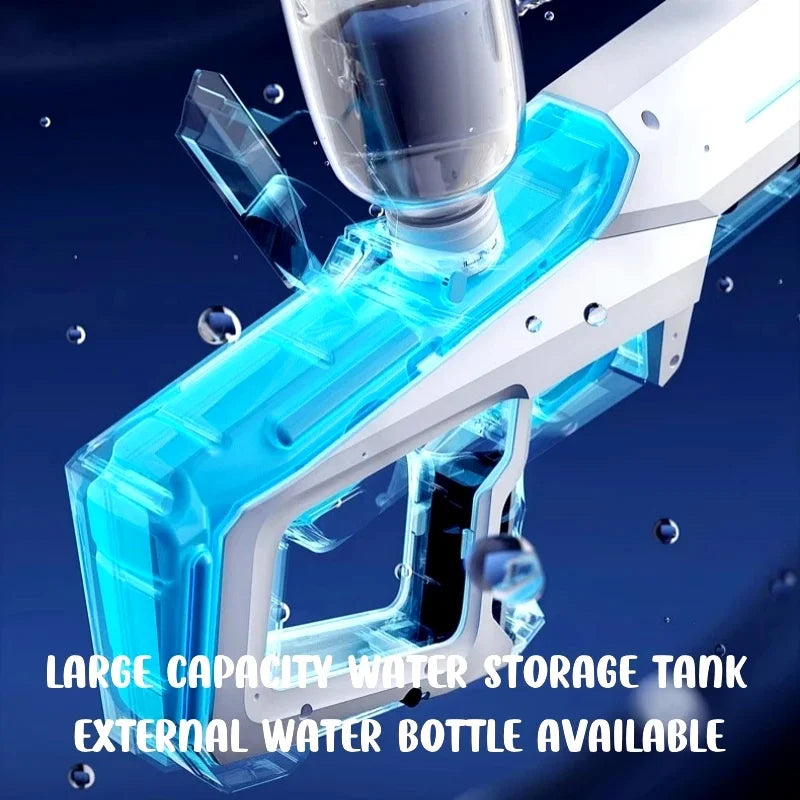 42cm Electric Water Guns for Adults High Pressure Automatic Absorb Water Watergun Summer Outdoor Beach Pool Toys for Kids Gifts