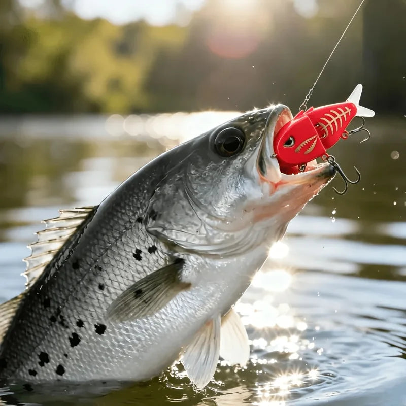 Slow Sinking Pencil Lures Multi Joint For Sea Bass Fishing