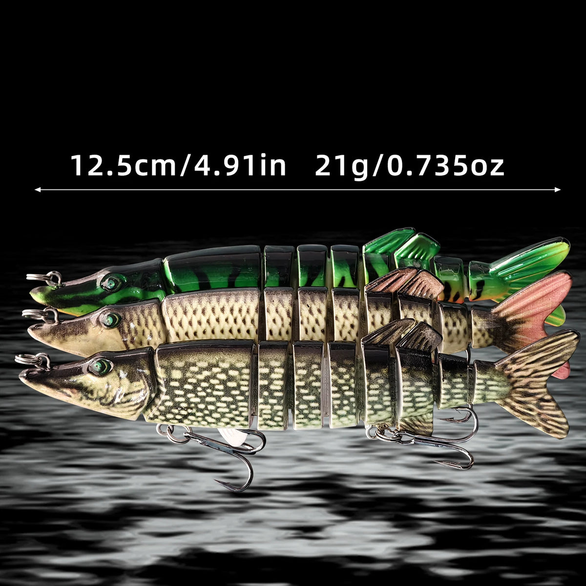 ANFS Jointed Swimbait Fishing Lures for Bass and Trout