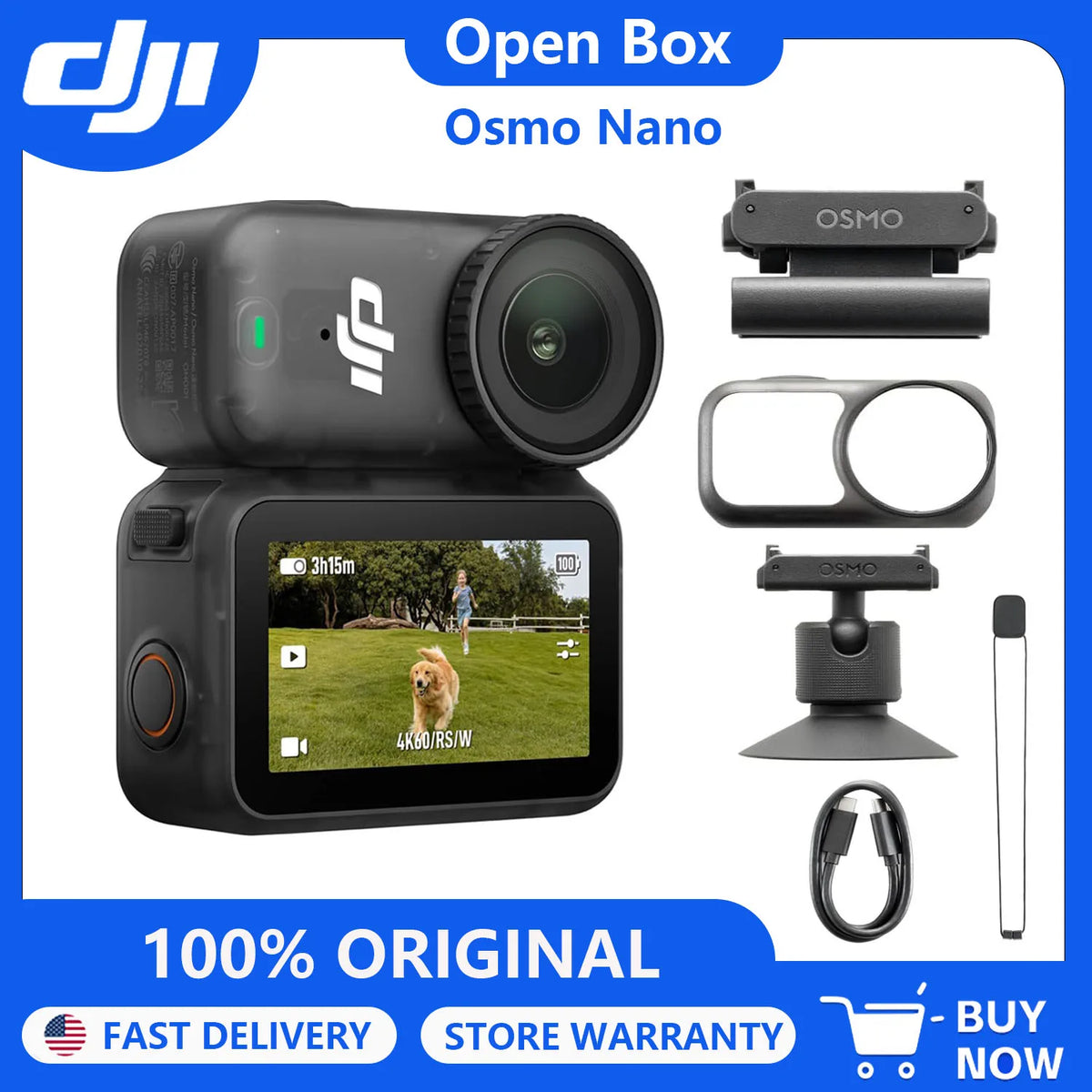 DJI Osmo Nano 4K Vlogging Camera Combo With Magnetic POV