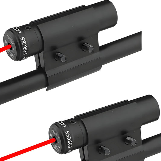 2pcs High-Quality Mini Red Dot Laser Sights with Barrel Clamp Mount, Durable Aviation Aluminum, Battery Operated -
