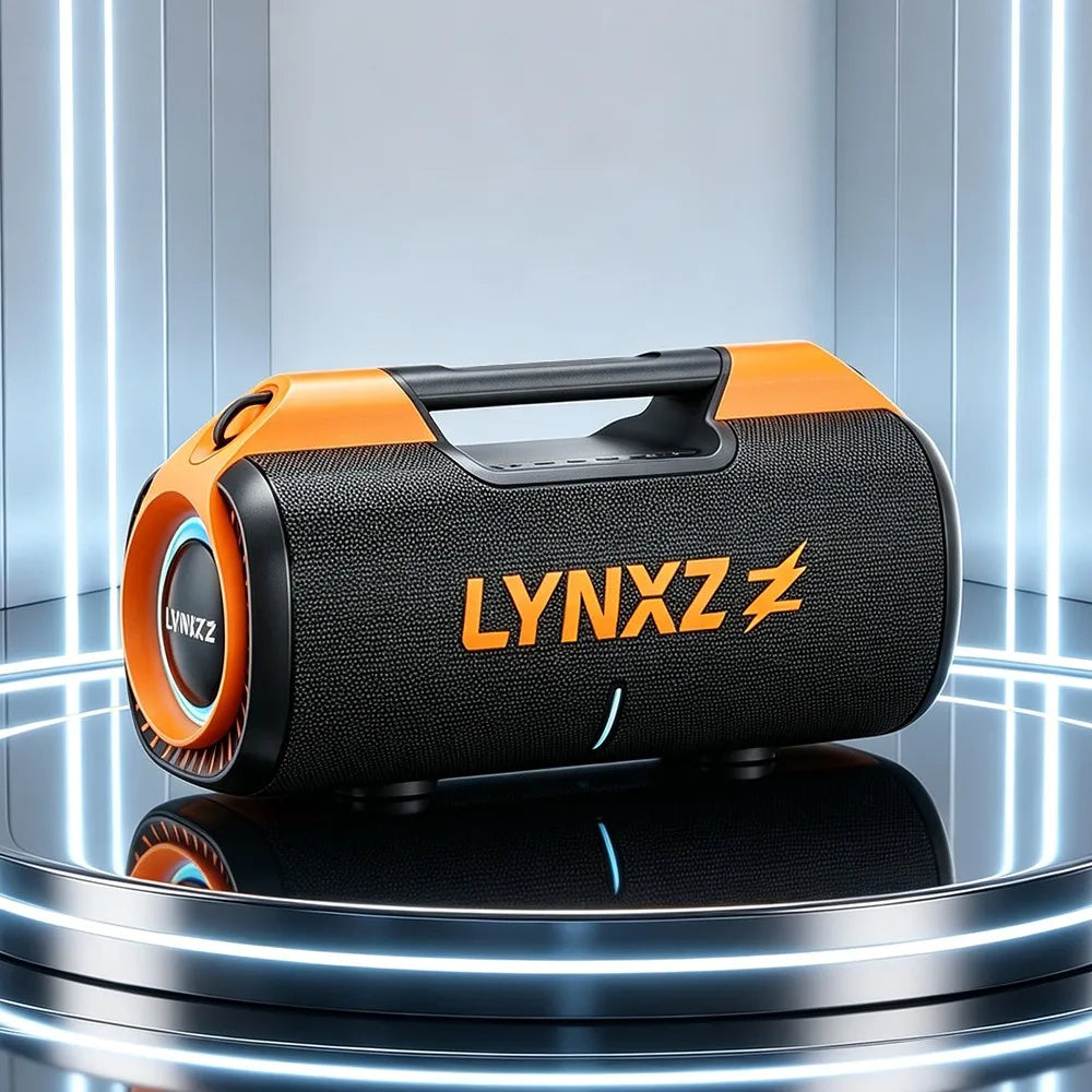 LYNXZ 100W Portable Bluetooth Speaker With Waterproof Build And Strong Bass