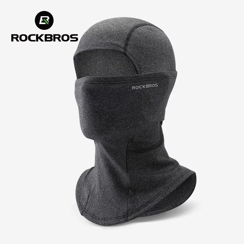 ROCKBROS Winter Balaclava Face Mask Fleece Thermal Windproof For Cycling