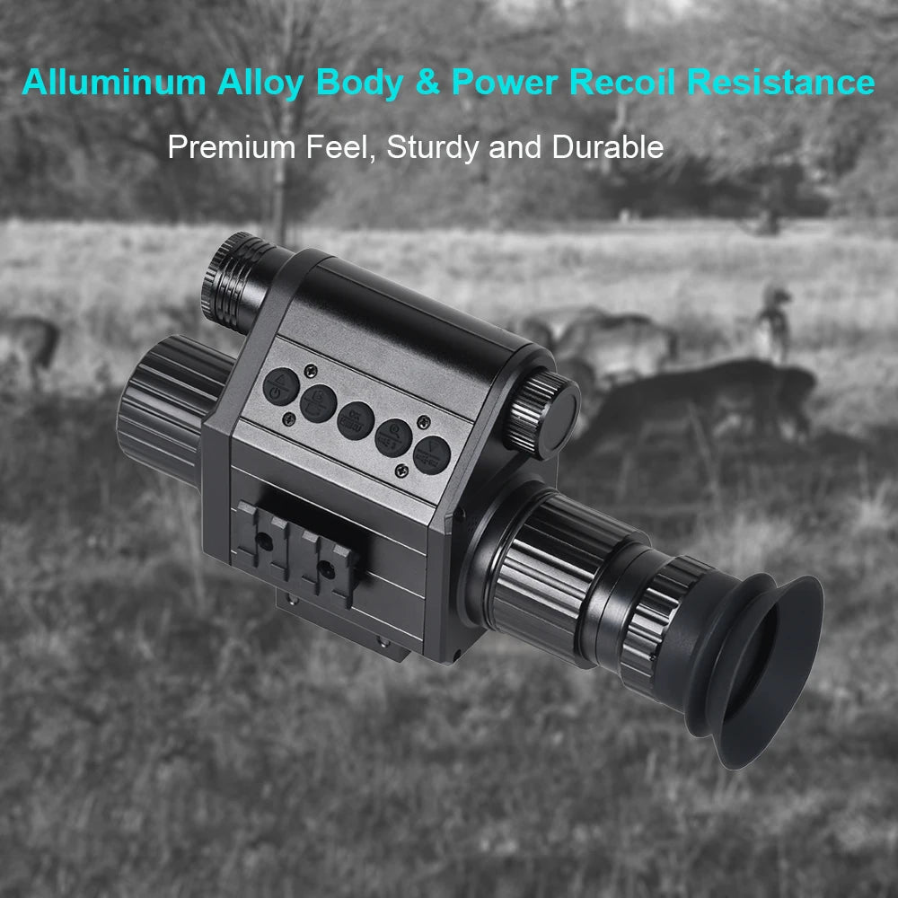 Megaorei M5 Night Vision Monocular Infrared Scope Sight Camera Digital 5X Zoom 940nm IR HD 1080P For Hunting Surveillance Day Night Wildlife Observation