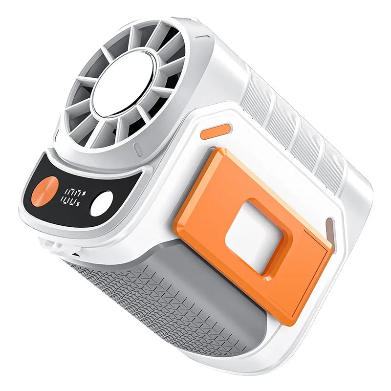 2026 new waist hanging fan outdoor camping fan portable violent fan long endurance cooling and charging