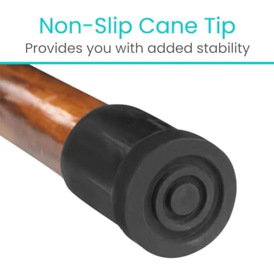 Wooden Walking Stick - Willow Cane for Seniors Hiking and Balance - Heavy Duty Carved Twisted Wood Sticks for Men and Women - S