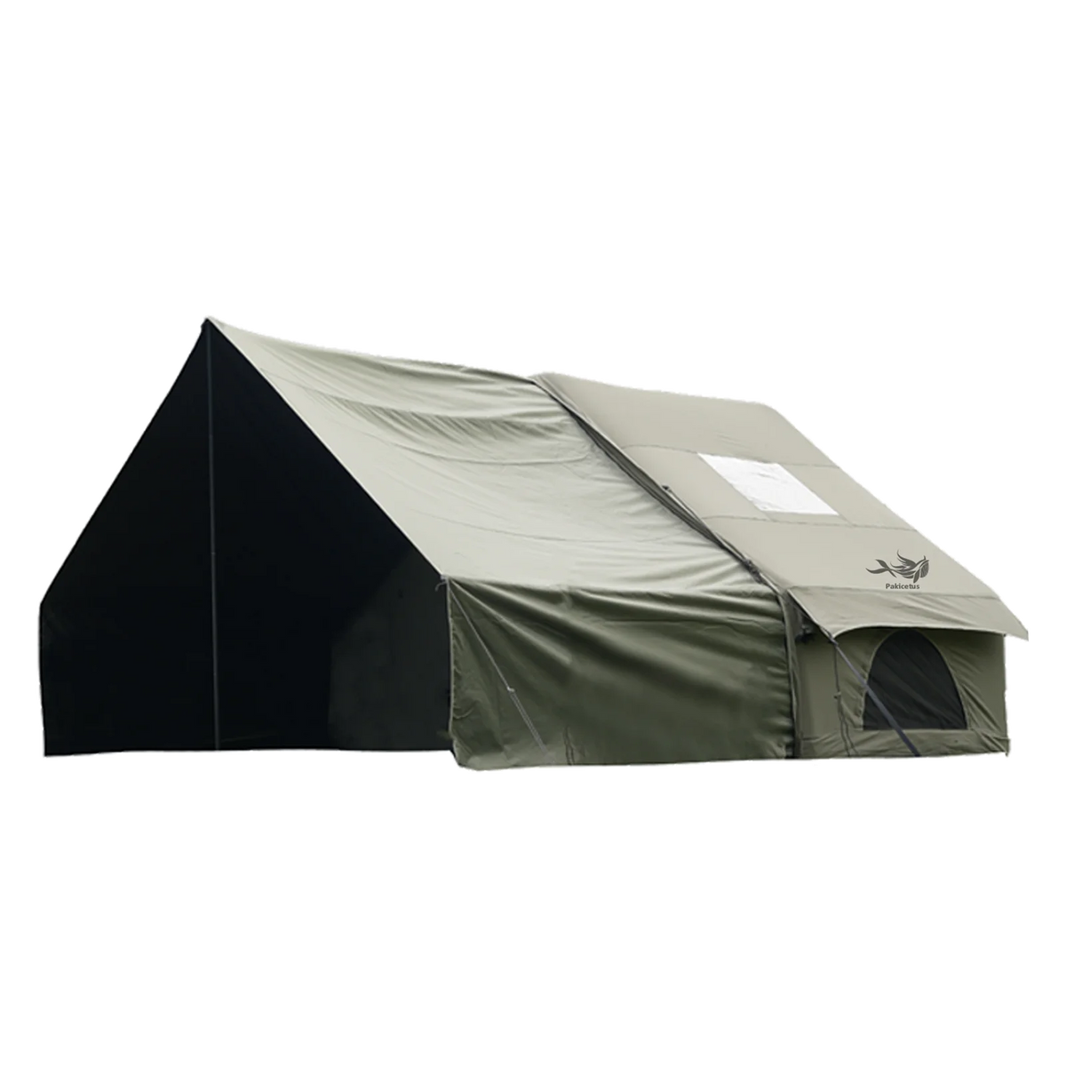 Pakicetus Inflatable Camping Tent With Extended Sun Canopy For Families