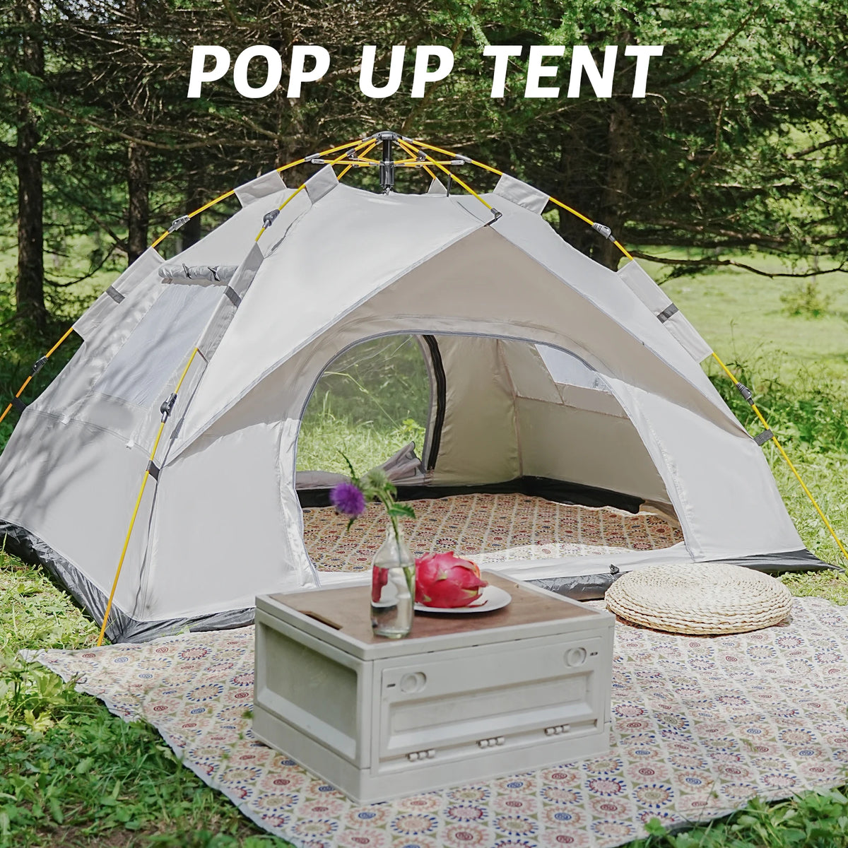 Pakicetus Instant Pop Up Camping Tent With Easy Setup Portable Shelter