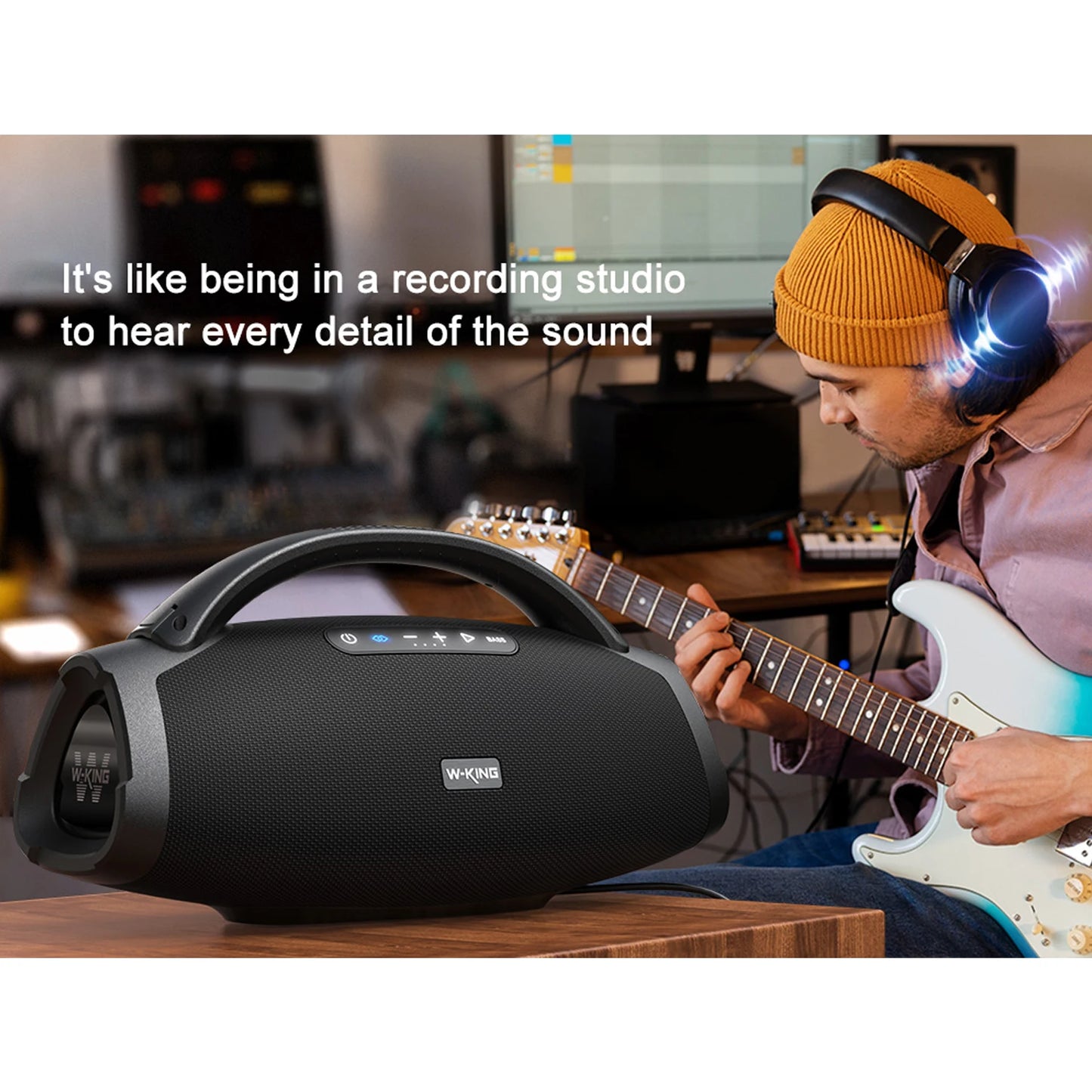W-King X20 Portable Bluetooth Speaker IPX7 Waterproof Wireless Boombox