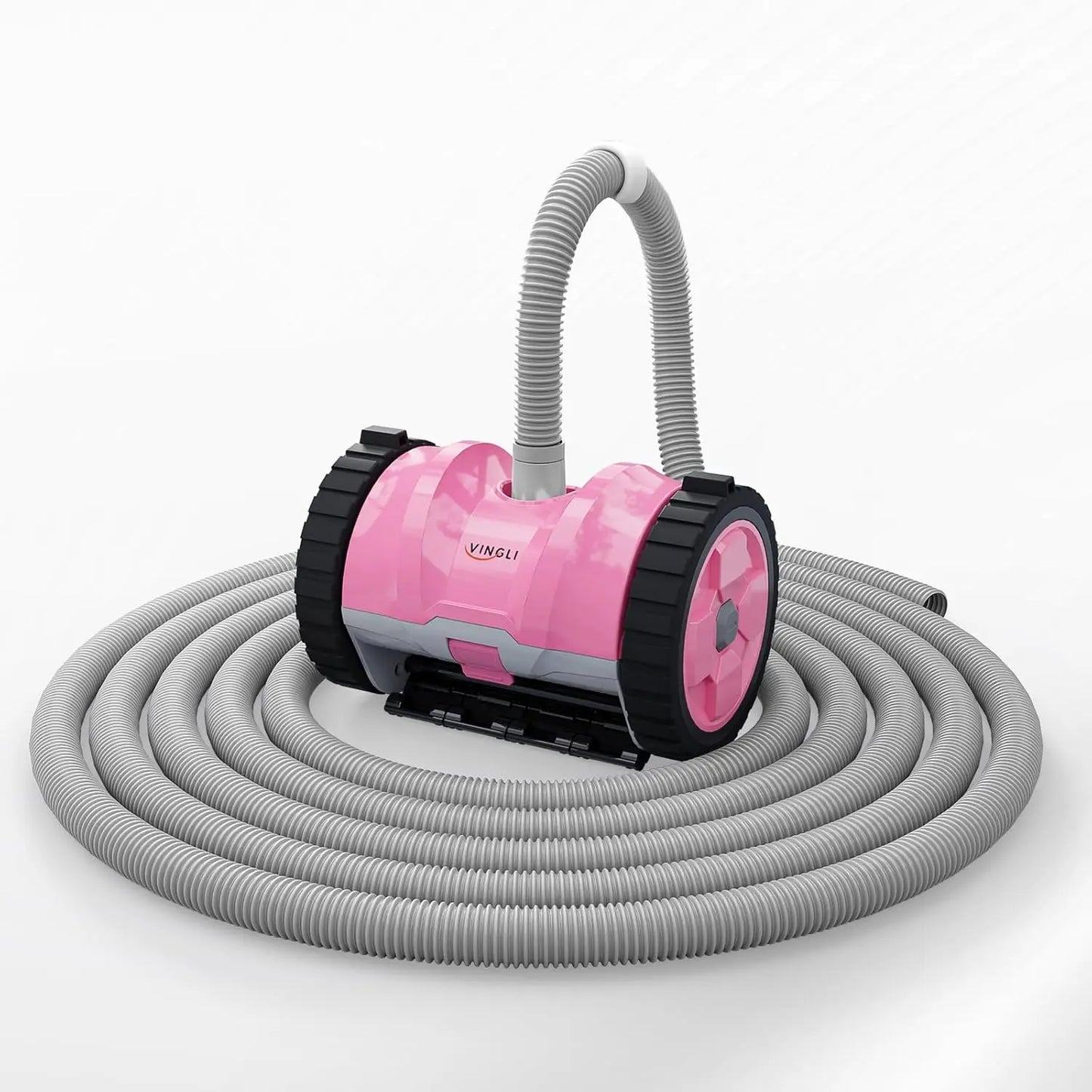 Pool Vacuum Cleaner, Suction Side Wall-Climbing Sweeper for Ground&Inground Pools,  39.6ft Tangle-Free Hose
