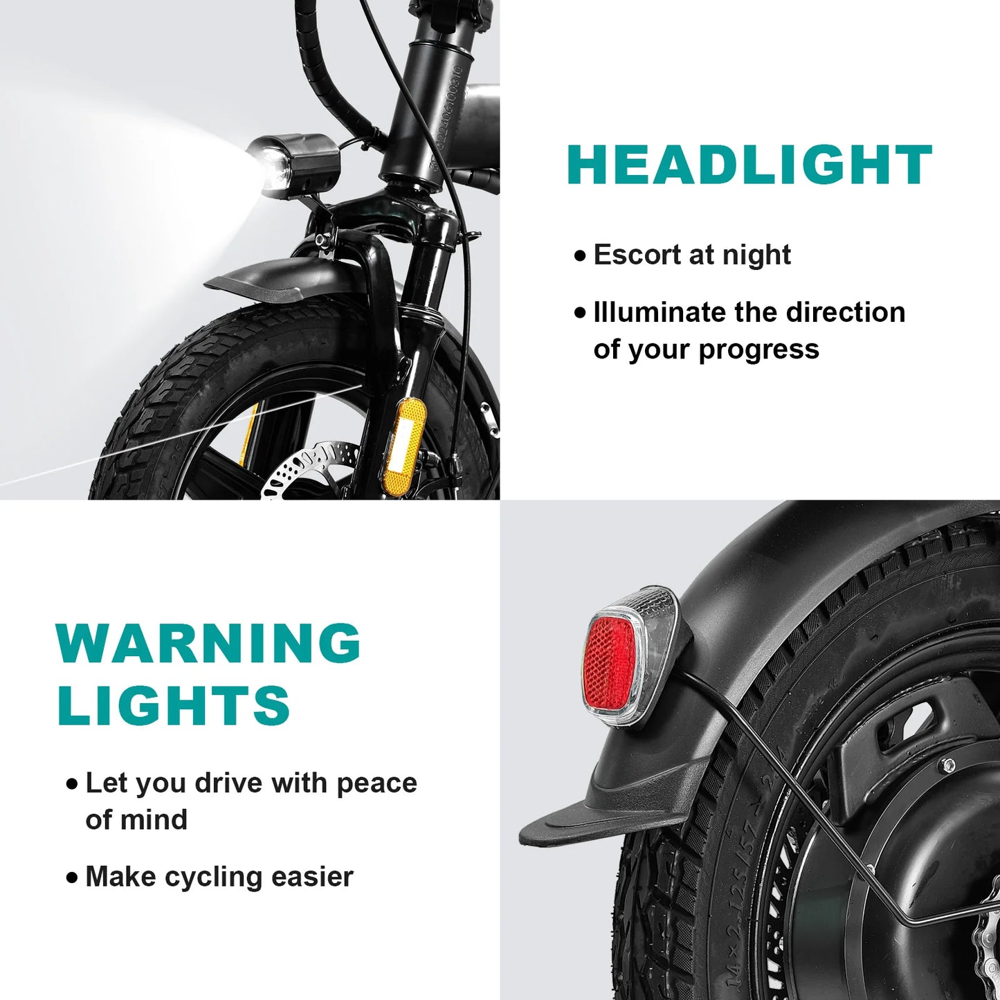 Terrosor Folding Electric Bike 560W Motor 48V Battery 32 Miles