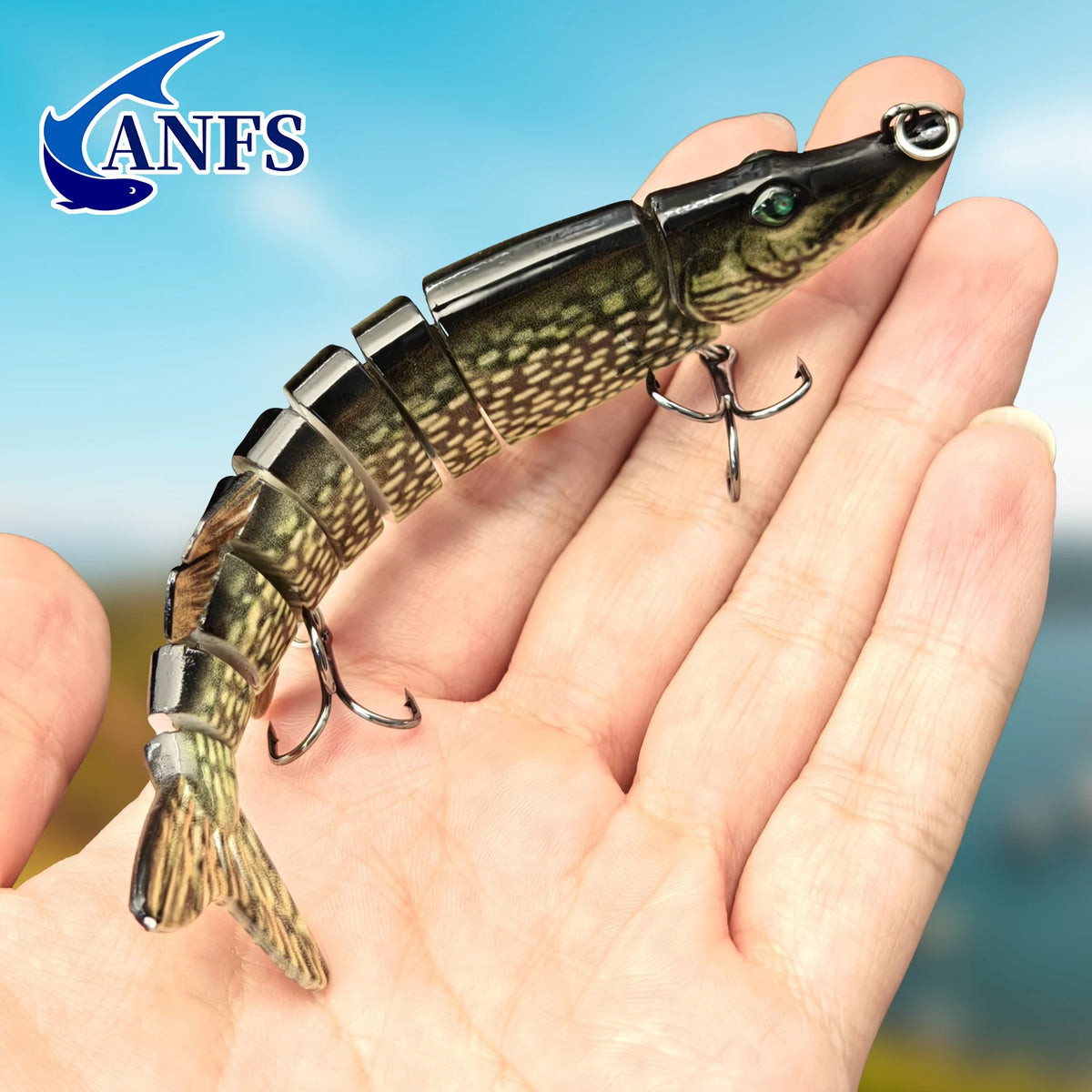 ANFS Jointed Swimbait Fishing Lures for Bass and Trout