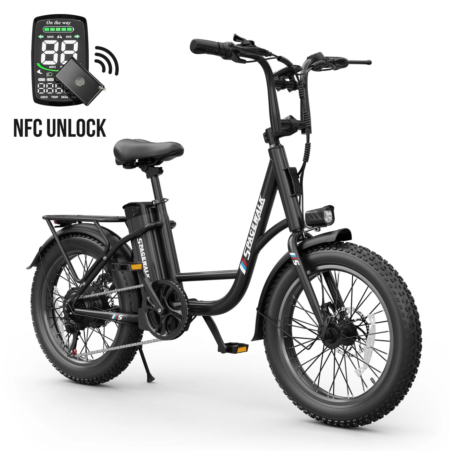Eilleo Spacewalk 1500W Full Suspension Fat Tire Electric Bike