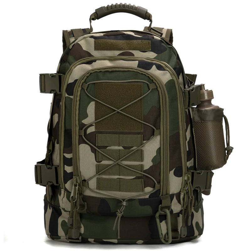 LQARMY Durable Nylon Outdoor Hiking Backpack For Travel And Camping