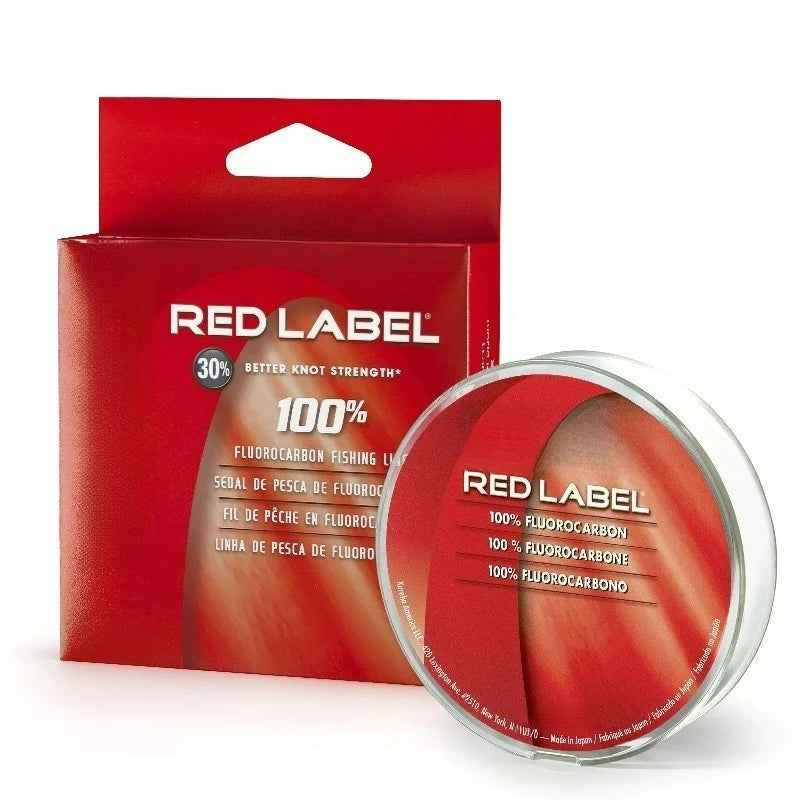 Red Label 100% Fluorocarbon Fishing Line 20lbs, 175yds Break Strength/Length - 20RM175
