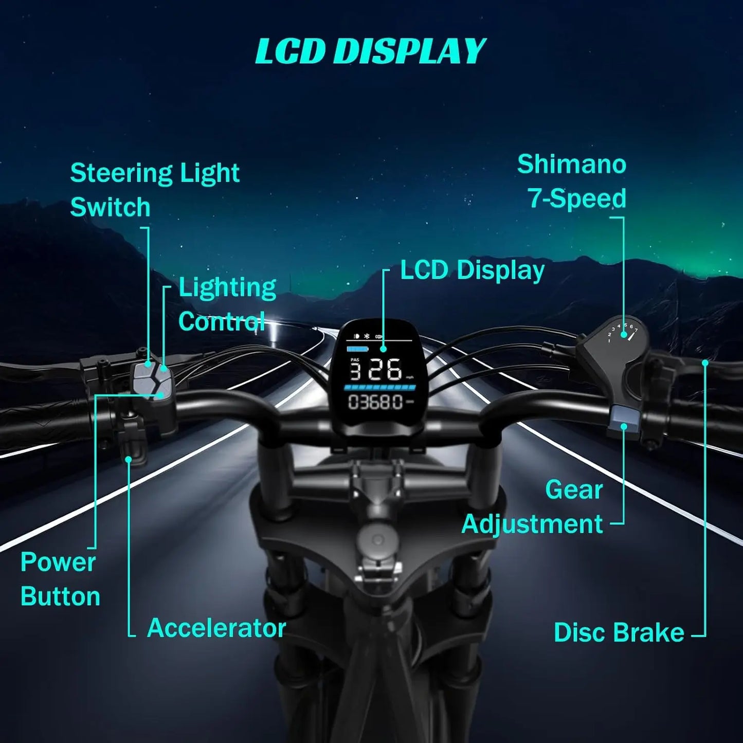 TS TST GRP LLC TST R002 1500W Electric Mountain Bike